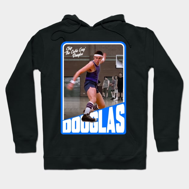 Chip 'The Cable Guy' Douglas Basketball Trading Card Hoodie by darklordpug